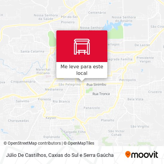 Júlio De Castilhos mapa
