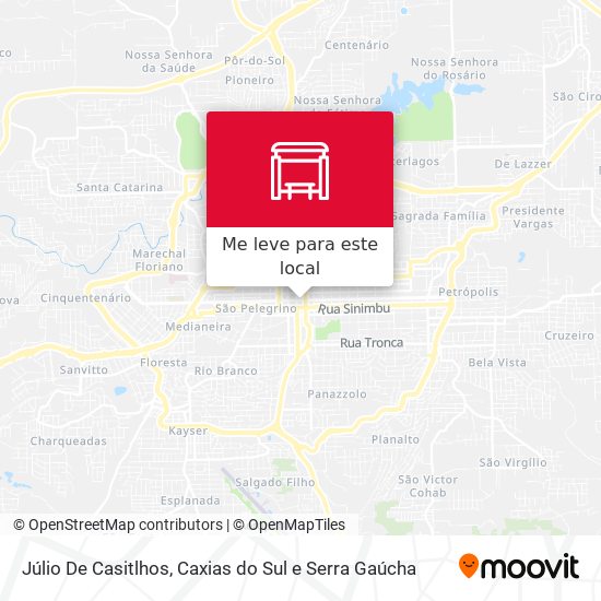 Júlio De Casitlhos mapa