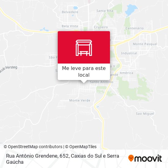Rua Antônio Grendene, 652 mapa