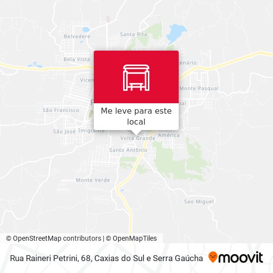 Rua Raineri Petrini, 68 mapa
