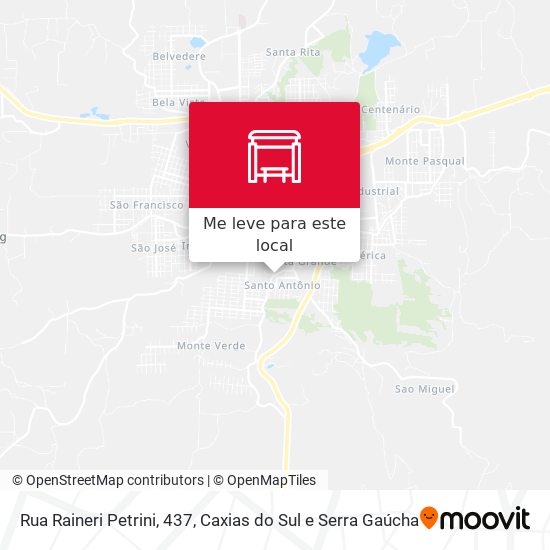 Rua Raineri Petrini, 437 mapa