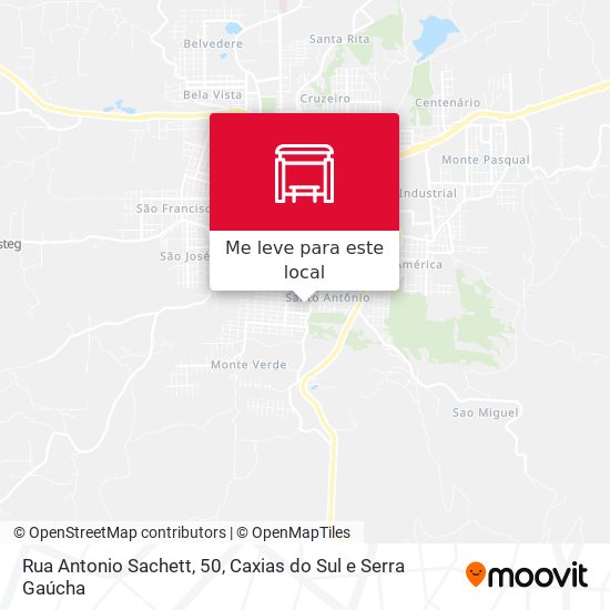 Rua Antonio Sachett, 50 mapa