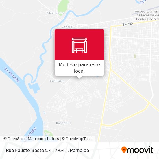 Rua Fausto Bastos, 417-641 mapa