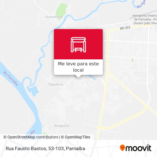 Rua Fausto Bastos, 53-103 mapa