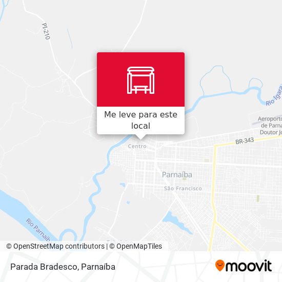 Parada Bradesco mapa