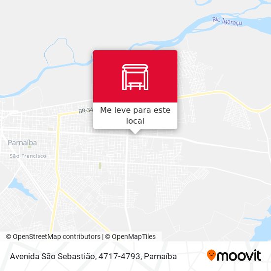 Avenida São Sebastião, 4717-4793 mapa