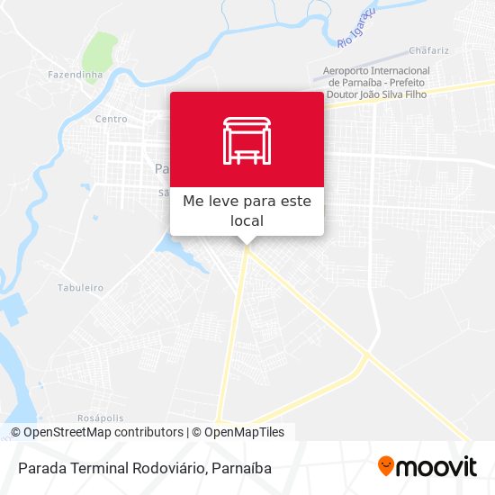 Parada Terminal Rodoviário mapa