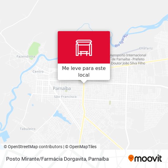 Posto Mirante / Farmácia Dorgavita mapa
