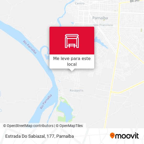 Estrada Do Sabiazal, 177 mapa