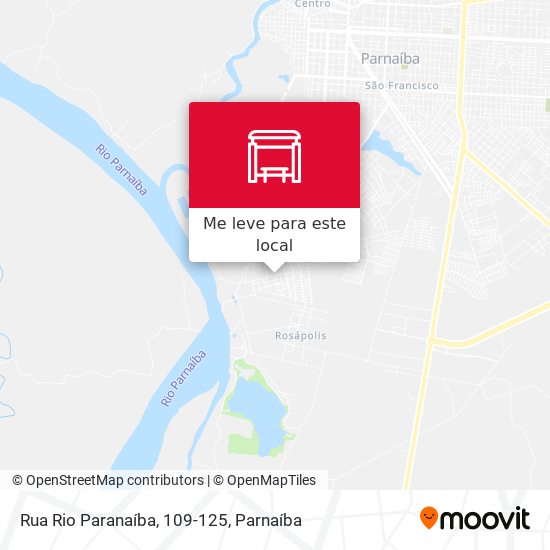 Rua Rio Paranaíba, 109-125 mapa