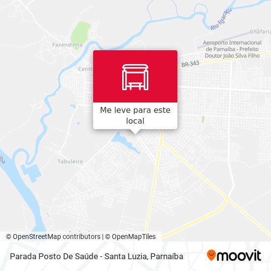 Parada Posto De Saúde - Santa Luzia mapa