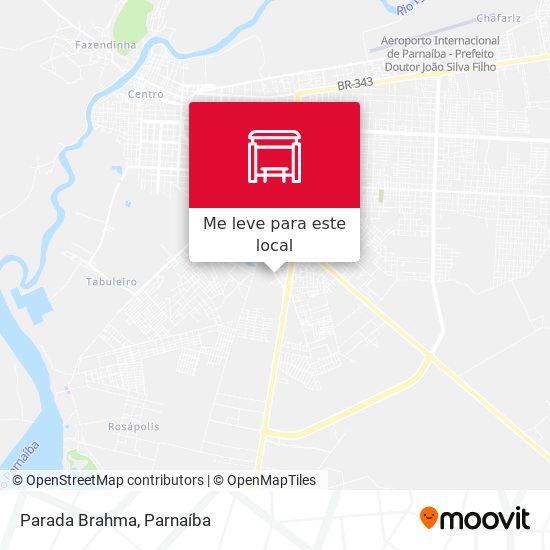 Parada Brahma mapa