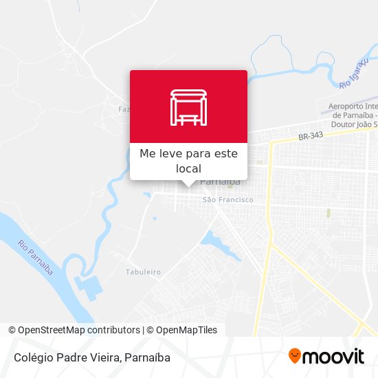 Colégio Padre Vieira mapa