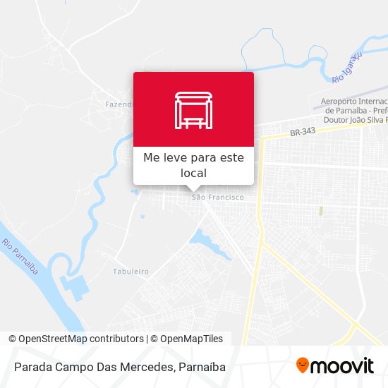 Parada Campo Das Mercedes mapa