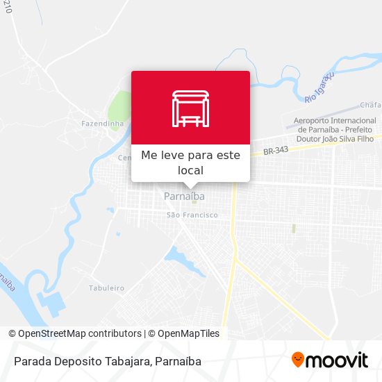 Parada Deposito Tabajara mapa