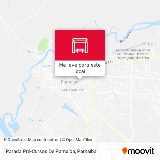 Parada Pré-Cursos De Parnaíba mapa