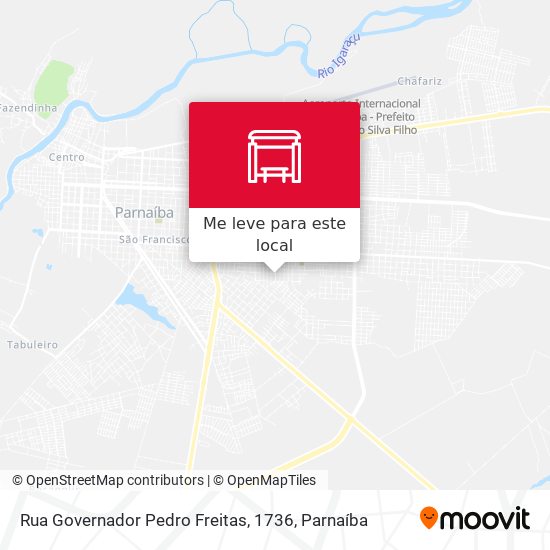 Rua Governador Pedro Freitas, 1736 mapa