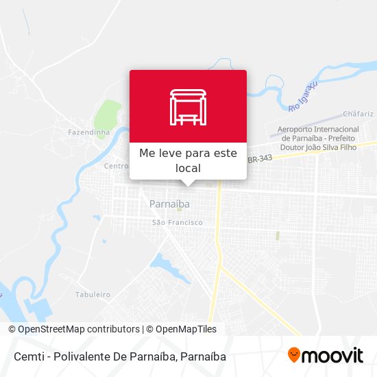 Cemti - Polivalente De Parnaíba mapa