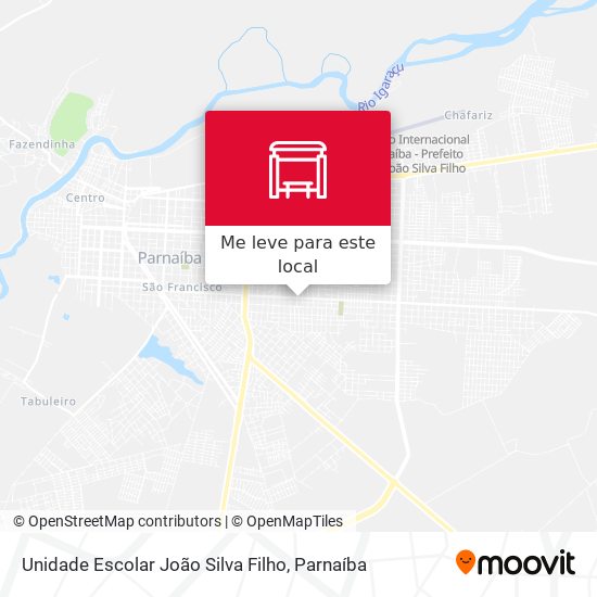 Unidade Escolar João Silva Filho mapa