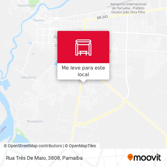 Rua Três De Maio, 3808 mapa