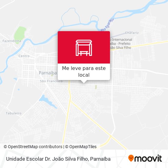 Unidade Escolar Dr. João Silva Filho mapa