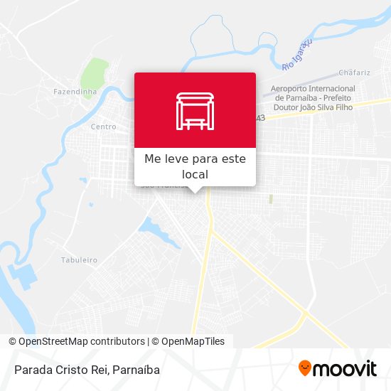 Parada Cristo Rei mapa