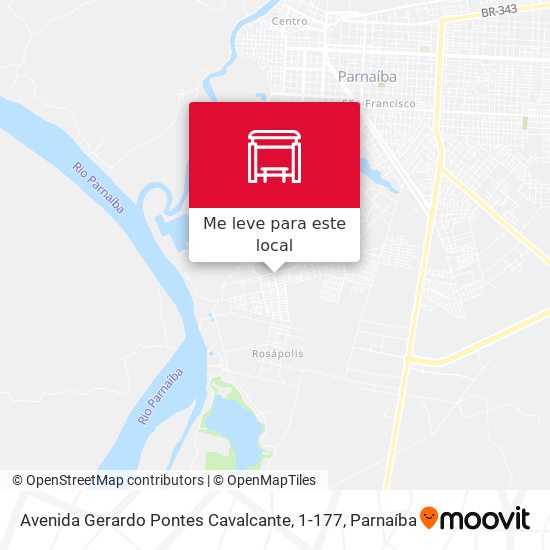 Avenida Gerardo Pontes Cavalcante, 1-177 mapa