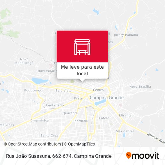 Rua João Suassuna, 662-674 mapa
