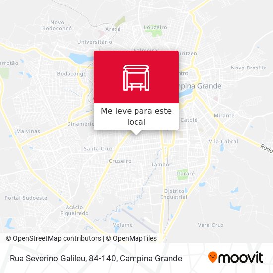 Rua Severino Galileu, 84-140 mapa