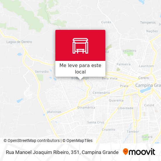 Rua Manoel Joaquim Ribeiro, 351 mapa