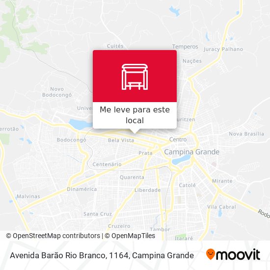 Avenida Barão Rio Branco, 1164 mapa