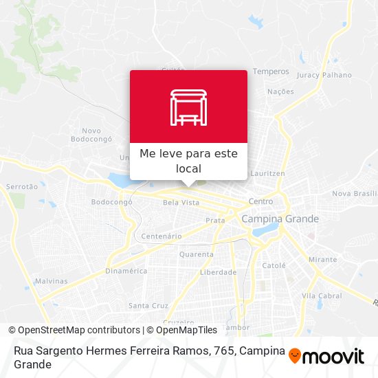 Rua Sargento Hermes Ferreira Ramos, 765 mapa