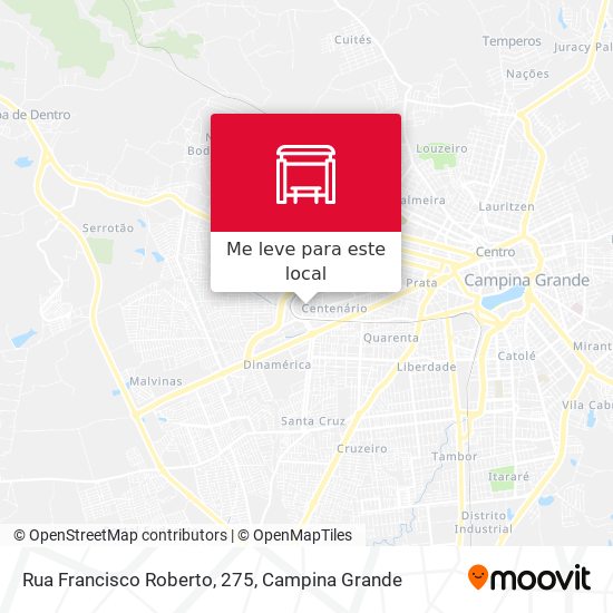 Rua Francisco Roberto, 275 mapa