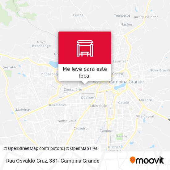 Rua Osvaldo Cruz, 381 mapa