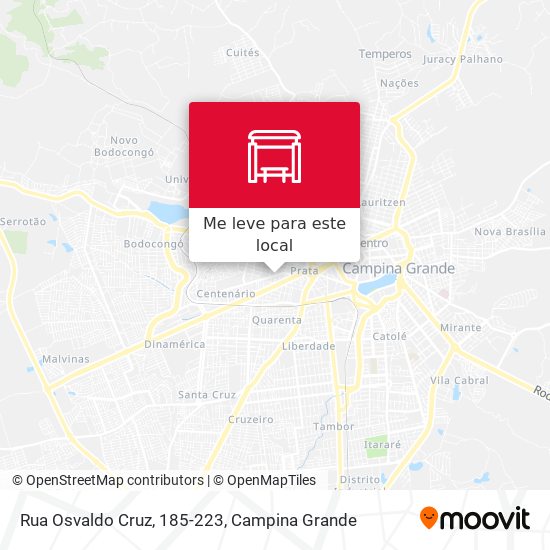 Rua Osvaldo Cruz, 185-223 mapa