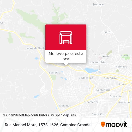 Rua Manoel Mota, 1578-1626 mapa