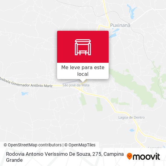 Rodovia Antonio Veríssimo De Souza, 275 mapa