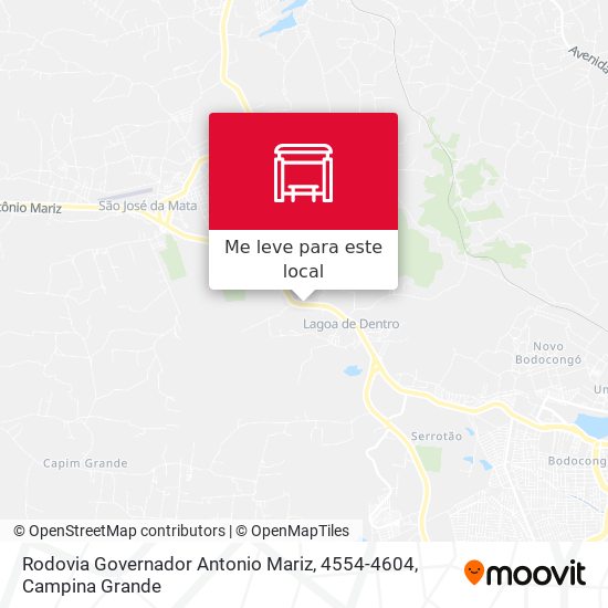 Rodovia Governador Antonio Mariz, 4554-4604 mapa