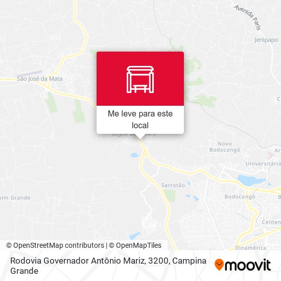 Rodovia Governador Antônio Mariz, 3200 mapa