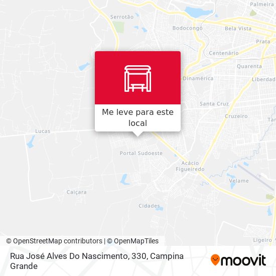 Rua José Alves Do Nascimento, 330 mapa