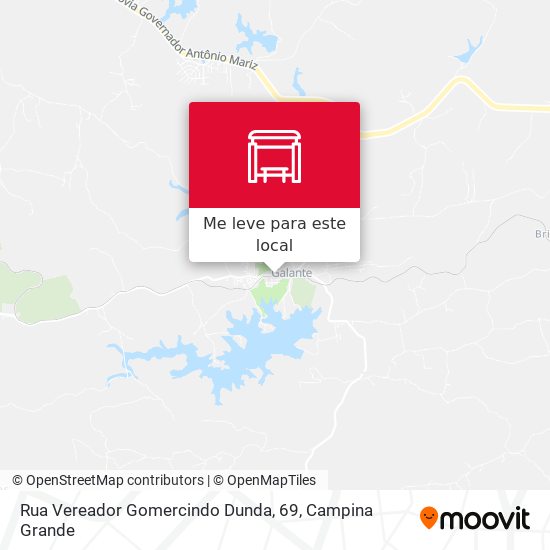 Rua Vereador Gomercindo Dunda, 69 mapa