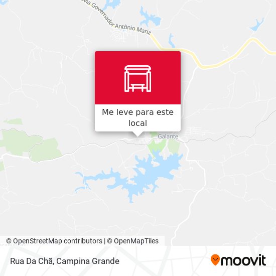 Rua Da Chã mapa