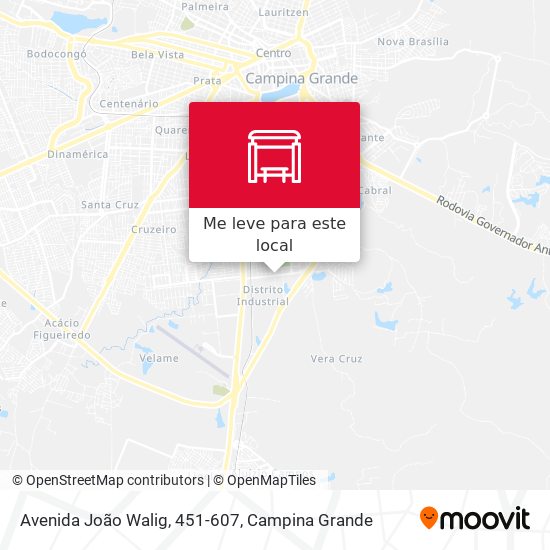 Avenida João Walig, 451-607 mapa