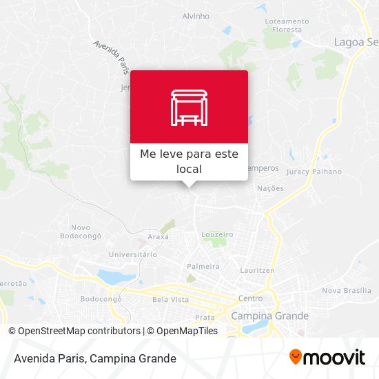 Avenida Paris mapa