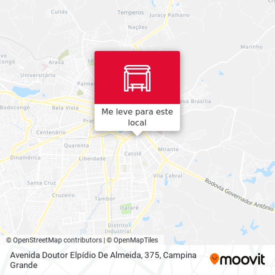 Avenida Doutor Elpídio De Almeida, 375 mapa