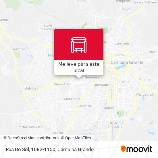 Rua Do Sol, 1082-1150 mapa