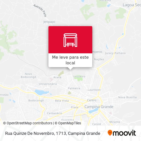 Rua Quinze De Novembro, 1713 mapa