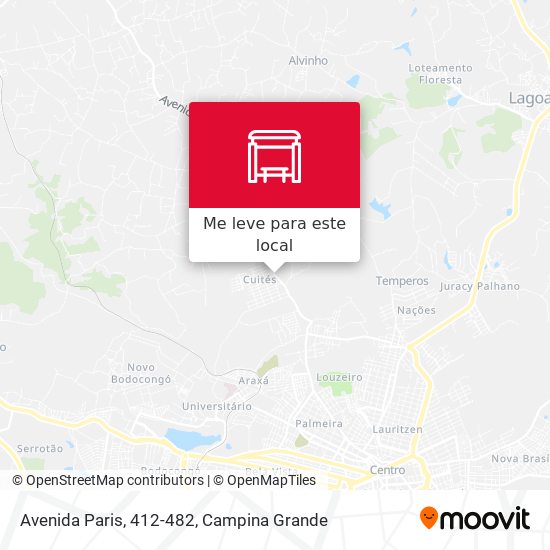 Avenida Paris, 412-482 mapa