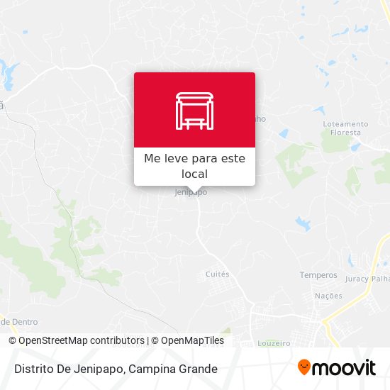 Distrito De Jenipapo mapa