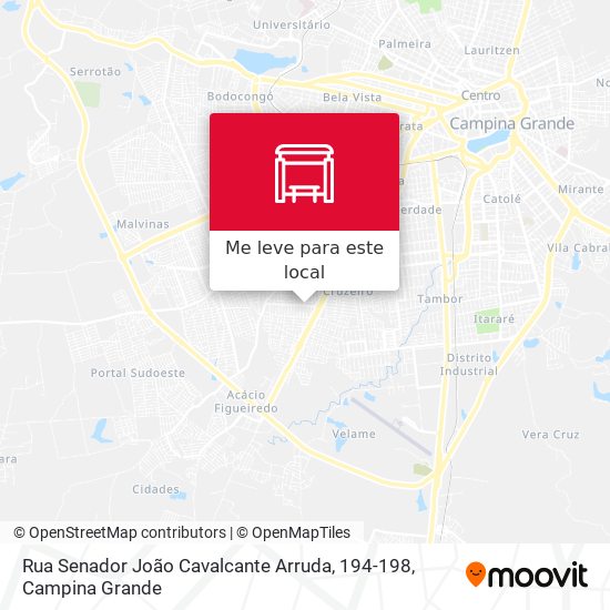 Rua Senador João Cavalcante Arruda, 194-198 mapa